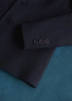 کت بلیزر پسرانه سرمه ای منگو