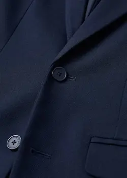 کت بلیزر پسرانه سرمه ای منگو