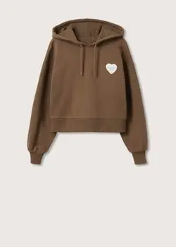 هودی دخترانه قهوه ای منگو