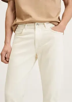 شلوار جین مردانه بژ منگو