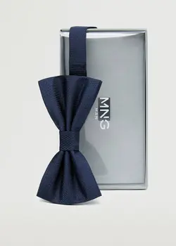 پاپیون مردانه سرمه ای منگو