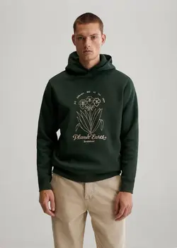 هودی مردانه سبز تیره منگو