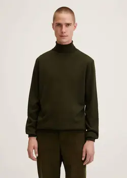 پلیور مردانه خاکی منگو