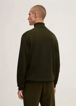 پلیور مردانه خاکی منگو