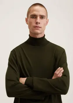 پلیور مردانه خاکی منگو