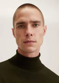 پلیور مردانه خاکی منگو