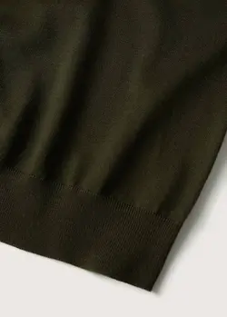 پلیور مردانه خاکی منگو