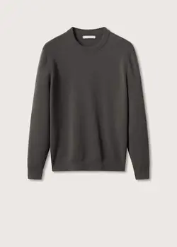 پلیور مردانه خاکستری منگو