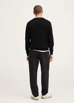 پلیور مردانه مشکی منگو