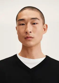 پلیور مردانه مشکی منگو