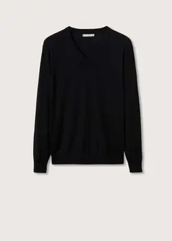 پلیور مردانه مشکی منگو