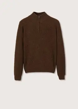 پلیور مردانه قهوه ای منگو