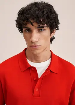 پلیور مردانه قرمز منگو