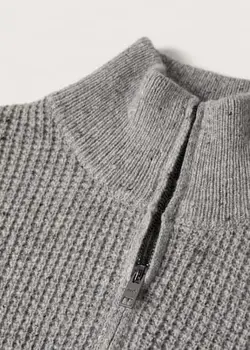 پلیور مردانه خاکستری منگو