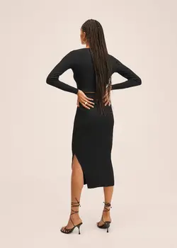 دامن زنانه مشکی منگو