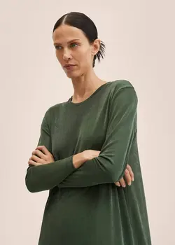 پیراهن میدی زنانه سبز منگو