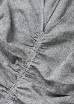 پیراهن میدی زنانه خاکستری منگو