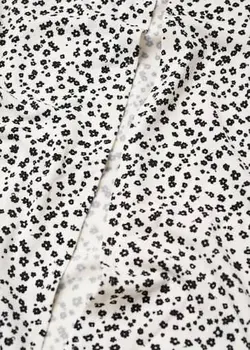 پیراهن میدی زنانه سفید تیره منگو