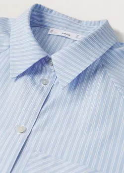 پیراهن کوتاه زنانه آبی آسمانی منگو