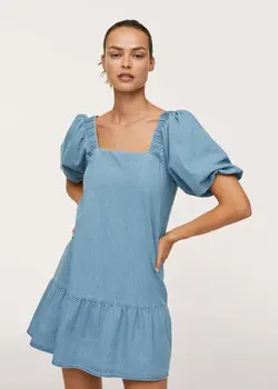 پیراهن کوتاه زنانه تیره رنگ منگو