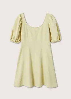 پیراهن کوتاه زنانه سیب سبز منگو