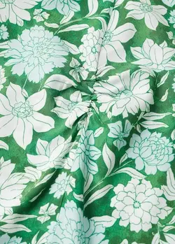 پیراهن کوتاه زنانه سبز منگو