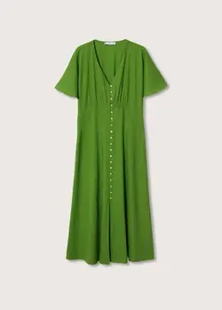 پیراهن بلند زنانه سبز منگو