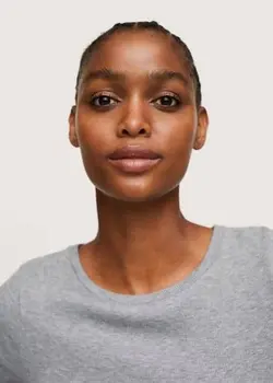 پیراهن میدی زنانه خاکستری منگو