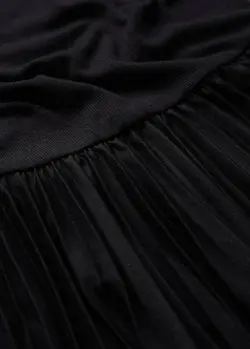 پیراهن میدی زنانه مشکی منگو