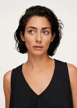 پیراهن میدی زنانه مشکی منگو