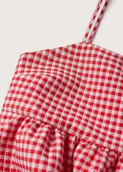 پیراهن میدی زنانه قرمز منگو