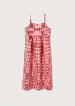 پیراهن میدی زنانه قرمز منگو