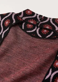 پیراهن میدی زنانه صورتی روشن منگو