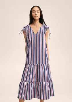 پیراهن میدی زنانه سرمه ای منگو