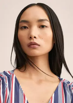 پیراهن میدی زنانه سرمه ای منگو