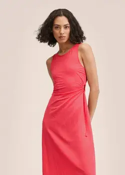 پیراهن میدی زنانه توت فرنگی منگو