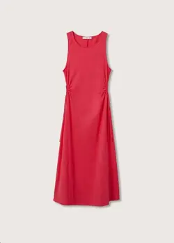 پیراهن میدی زنانه توت فرنگی منگو