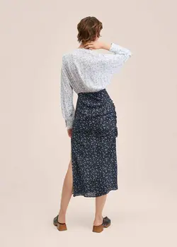 پیراهن میدی زنانه مشکی منگو