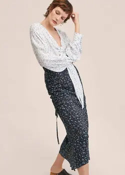 پیراهن میدی زنانه مشکی منگو