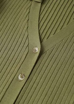 پیراهن میدی زنانه خاکی منگو