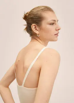 پیراهن میدی زنانه شن و ماسه بژ منگو