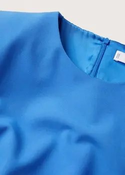 پیراهن کوتاه زنانه آبی منگو