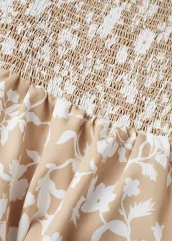 پیراهن کوتاه زنانه بژ منگو