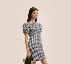 پیراهن کوتاه زنانه مشکی منگو