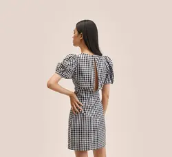 پیراهن کوتاه زنانه مشکی منگو