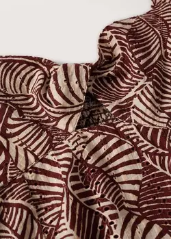 پیراهن کوتاه زنانه قهوه ای منگو