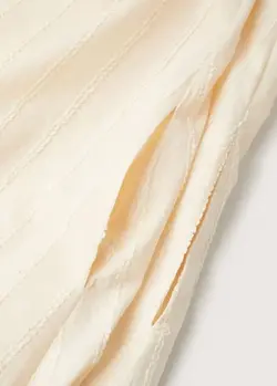 پیراهن کوتاه زنانه سفید تیره منگو