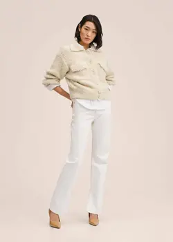 ژاکت زنانه شن و ماسه بژ منگو