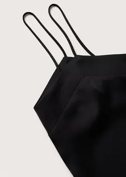 تاپ زنانه مشکی منگو
