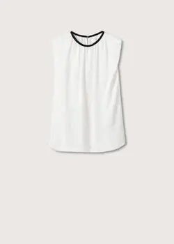 بلوز زنانه سفید منگو